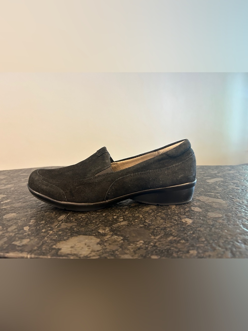 Naturalizer Saban Black Suede Loafers